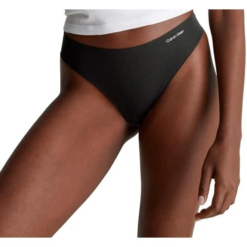 Oferta limitada: Calvin Klein Tanga Mujer String Thong Tejido elástico, Negro (Black), XL de 17.90 EUR a 8.00 EUR (ahorro 55%)