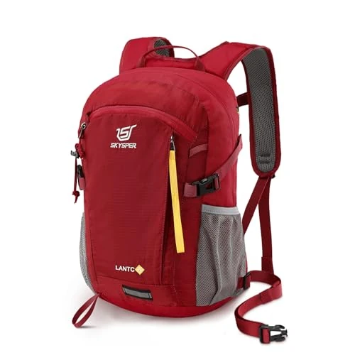 Limited-time offer: SKYSPER Small Hiking Backpack, 20L Lightweight Travel Backpacks Hiking Daypack Rucksack Women Men for Trekking Backpacking Outdoor Sports(Red) from 32.99 GBP to 32.99 GBP (save 0%)