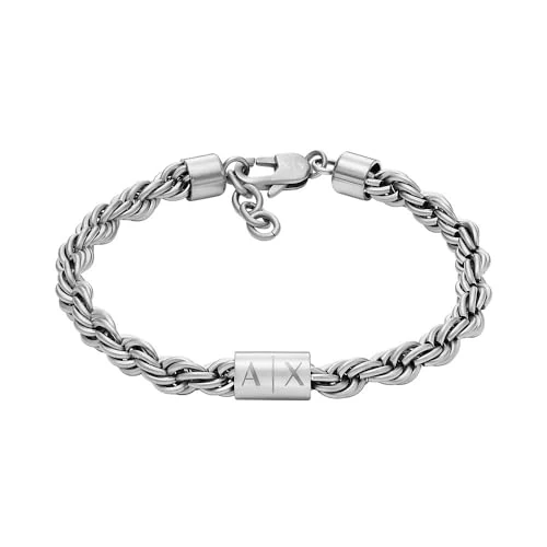 Limited-time offer: Armani Exchange Men's Stainless Steel Chain Bracelet, AXG0123040 from 59.00 £ to 45.00 £ (save 24%)