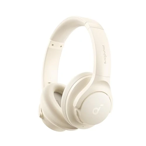 Limited-time offer: soundcore by Anker Q20i Hybrid Active Noise Cancelling Foldable Headphones, Wireless Over-Ear Bluetooth, 40H Long ANC Playtime, Hi-Res Audio, Big Bass, Customize via an App, Transparency Mode (White) from 49.99 GBP to 31.99 GBP (save 36%)