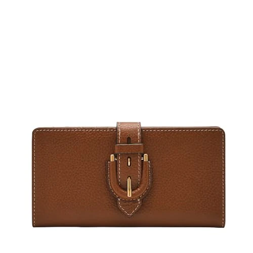 Offre limitee: Fossil Portefeuille à deux volets et languette Harwell, en cuir LiteHide™, pour femme, SL10032200 de 109.00 EUR a 54.50 EUR (economie 50%)