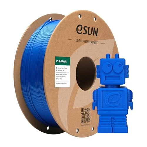 Limitiertes Angebot: eSUN PLA Filament 1.75mm, PLA Basic 3D Drucker Filament Maßgenauigkeit +/- 0.03mm, 1KG Spule (2.2 LBS) Super Speedy PLA Filament für 3D Drucker, Blau von 15.99 EUR auf 12.79 EUR (Spare 20%)
