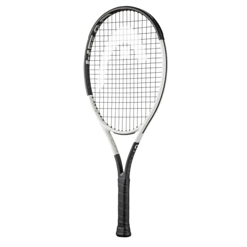 HEAD Unisex Youth Speed Jr.25 Tennis Racket Black/Matt Grey 8-10 Years