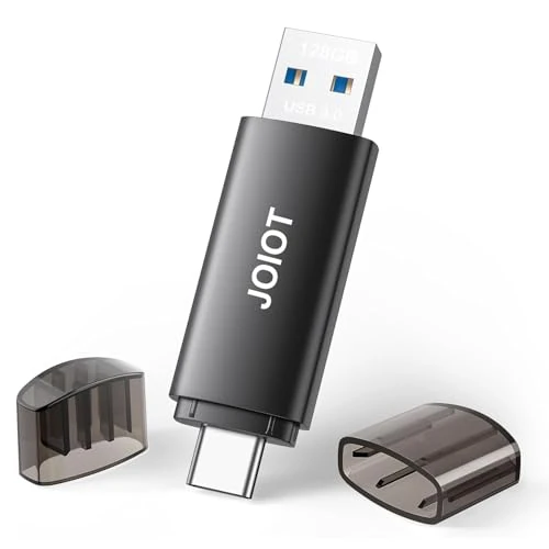 Oferta limitada: JOIOT 128GB Memoria USB 3.0 Pendrive 2 en 1 USB Tipo C y USB 3.0, Alta Velocidad Memoria USB 128 GB Compatible con PC/Ordenador/Teléfonos Inteligentes Pendrive OTG,Negro de 23.99 € a 23.99 € (ahorro 0.00%)