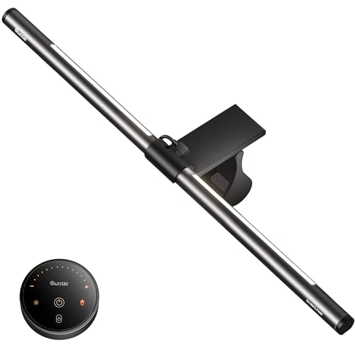 Quntis Computer Monitor Lamp met Backlight Afstandsbediening, 51cm Monitor Light Bar voor Home Office, Anti-blauw licht, USB Desk Led Screen Lamp, Verstelbare Kleur Temperatuur Helderheid