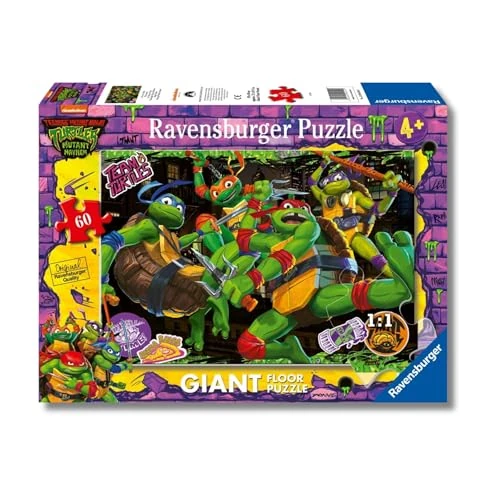 Offre limitée : Ravensburger - Puzzle Giant 60 pièces - Tortues Ninja de 14.99 € à 14.99 € (0.00% de remise)