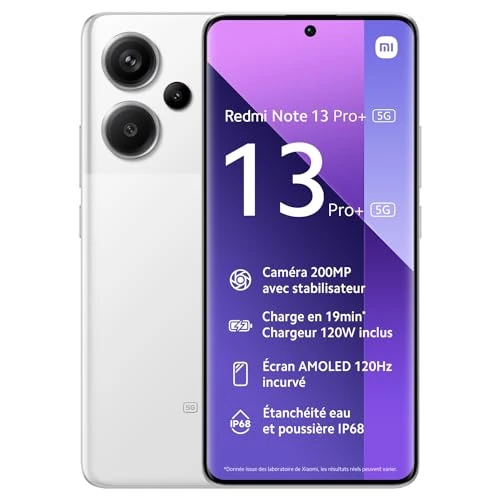 Offerta a tempo: Xiaomi Redmi Note 13 Pro+ 5G 256GB Moonlight White - 0.00% da 279.98 € a 279.98 €