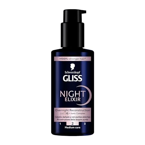 Oferta limitowana: Gliss Night Elixir Split H Mira Leczenie Maska do włosów, 100ml z 31.00 zł na 31.00 zł (oszczędź 0.00%)
