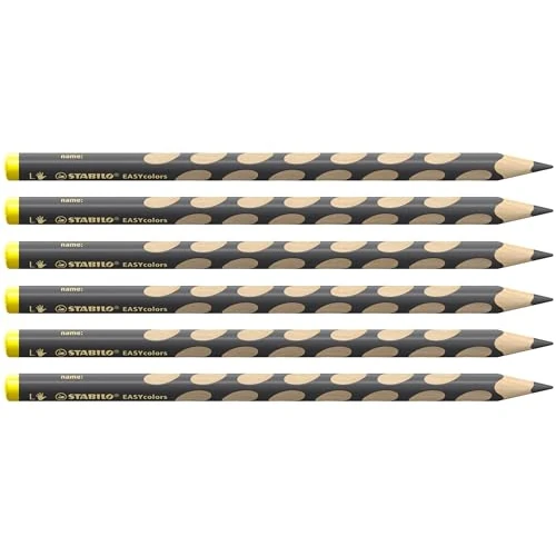 Limited-time offer: STABILO Ergonomic Colouring Pencil EASYcolors - Left-Handed - Pack of 6 - Grey from 20.44 £ to 11.28 £ (save 44.81%)