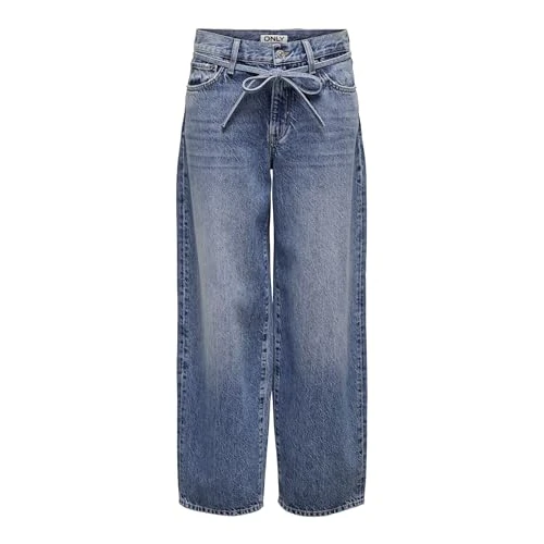 Offre limitée : ONLY ONLGIANNA MW DOT596 DNM Jean Droit, Denim Bleu médium, 33W x 32L de 49.99 € à 49.99 € (0.00% de remise)