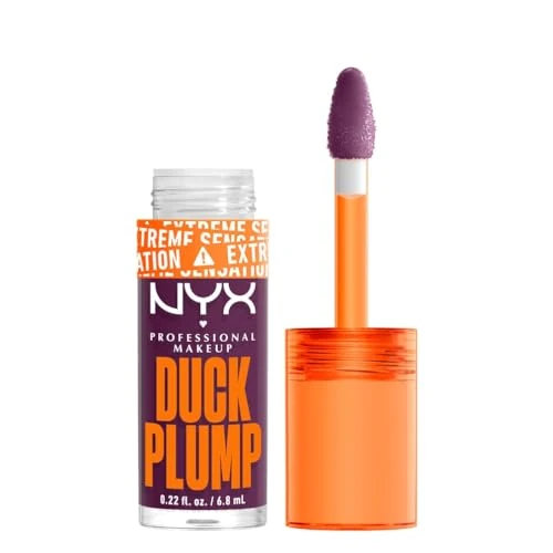 Limited-time offer: NYX PROFESSIONAL MAKEUP Duck Plump High Pigment Plumping Lip Gloss with Spicy Ginger, Vegan Lip Makeup - Pure Plump (Sangria Purple) from $13.00 to $9.35 (save 28%)