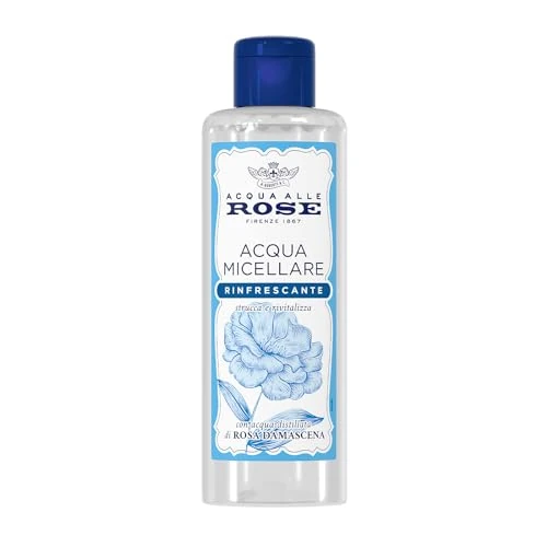 Offre limitee: Acqua alle Rose, Eau micellaire rafraîchissante pour tous les types de peau, peau et nettoie le visage, les yeux et les lèvres, avec de l'eau distillée de rose damassée pour revitaliser, sans rinçage de 5.89 EUR a 5.89 EUR (economie 0%)