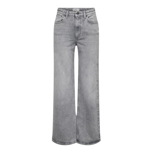 Offerta a tempo: Only Onljuicy HW Wide Leg Rea707 DNM Noos, Denim Grigio Medio, 25W x 32L - 28% da 49.99 € a 35.91 €