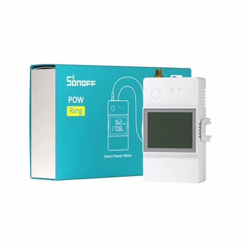 Offerta a tempo: SONOFF Misuratore di Consumo Energetico WiFi POWCT Bianco - 39% da 49.99 € a 30.41 €