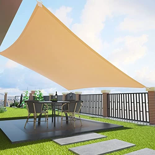 Oferta limitowana: Duerer Prostokątny żagiel przeciwsłoneczny, 3 x 2,5 m, ochrona przed słońcem, do ogrodu, na balkon i taras, 95% ochrona przed promieniowaniem UV, 185 g/m², tkanina przepuszczająca wodę, na patio, z 214.01 zł na 214.01 zł (oszczędź 0.00%