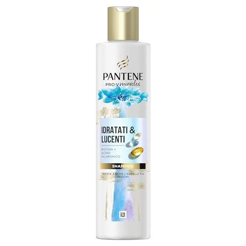 Offre limitée : Pantene Shampooing hydratant & brillant à la biotine 250 ml Pro-V Miracles Shampooing pour cheveux secs et abîmés avec de l'acide hyaluronique qui retient l'hydratation. de 6.99 EUR à 4.49 EUR (remise 36%)