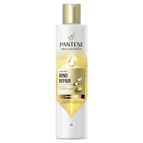 Limitiertes Angebot: Pantene Molecular Bond Repair Shampoo mit Biotin, 250 ml, konzentrierte Pro-V Formel für geschädigtes Haar. Schützt und hinterlässt sichtbar gesünderes und regeneriertes Haar. Angereichert mit von 8.52 EUR auf 8.52 EUR (Spare 0%)