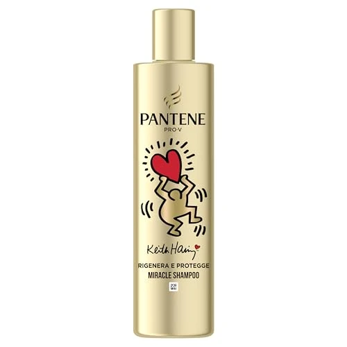 Limitiertes Angebot: Pantene Pro-V x Keith Haring Miracle Shampoo Regeneriert und schützt 250 ml, hilft bei der Reparatur von schwachem, trockenem und beschädigtem Haar. Pro-V Formel mit Active Nutri-Plex von 17.61 EUR auf 17.61 EUR (Spare 0%)