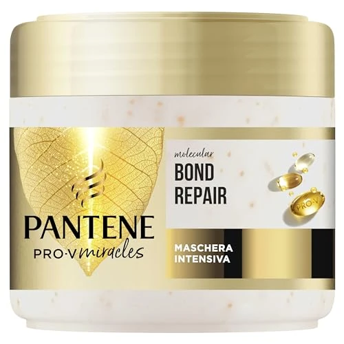 Offerta a tempo: Pantene Molecular Bond Repair Maschera per Capelli con Biotina 300ml Formula Pro-V Concentrata per Capelli Estremamente Secchi e Danneggiati - 42% da 7.21 € a 4.19 €