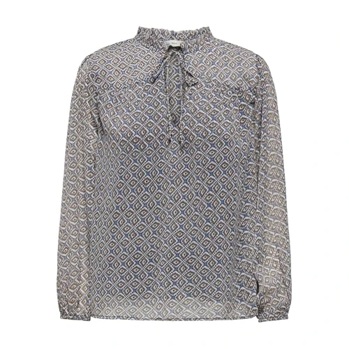 Only Onlditsy L/S Blouse Wvn Noos, Naval Academy/AOP:koma Graphic, S