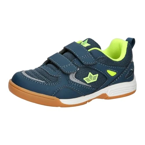 Lico Siro V, Zapatillas de Interior Unisex niños, Petrol/Lemon, 29 EU