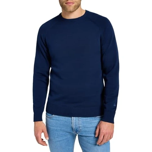 Offerta a tempo: Lee Clean Raglan-Felpa Maglione, True Navy, L Uomo - 40% da 69.95 € a 41.97 €