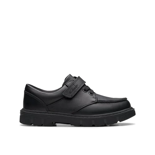 Oferta limitada: Clarks Boy's Lorcam Edge K Oxford Flat, Piel Negra, 32 EU de 62.67 € a 31.45 € (ahorro 49.82%)