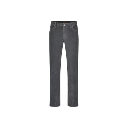 Lee Rider Jeans para Hombre, Gris (Dark Muted Gray), 28W / 32L