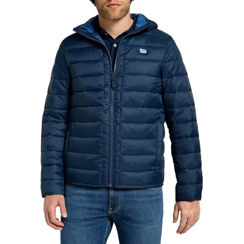 Offerta a tempo: Lee Giacca da uomo Light Puffer Jkt, Rivet Navy, L - 42% da 119.95 € a 69.99 €