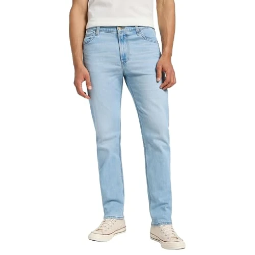 Lee Uomo Jeans West, Regular Straight Fit, Straight Leg, Fawn, 32W / 32L