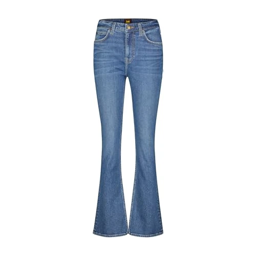 Lee Women's Breese Boot Jeans, Valiant Blue, 31W x 29L