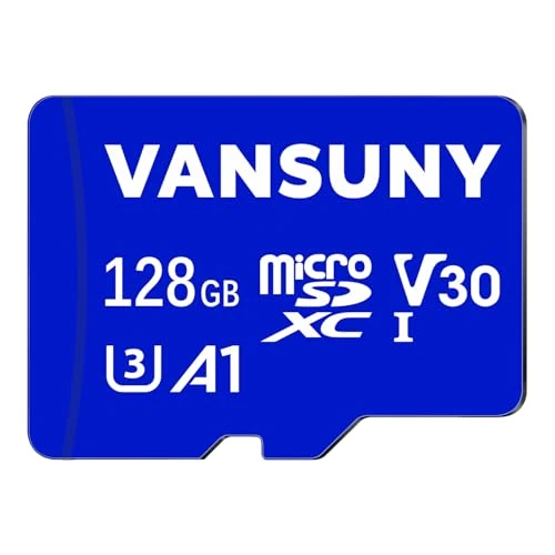 Offerta a tempo: Vansuny Scheda Micro SD 128GB, Scheda MicroSDXC UHS-I + SD Adaptor - 34% da 43.99 € a 28.99 €