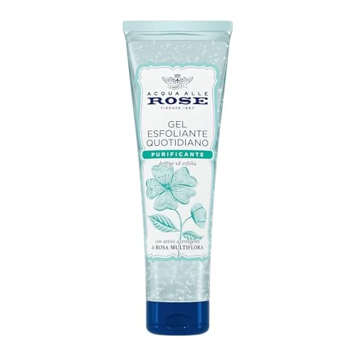 Limitiertes Angebot: Acqua alle Rose, Tägliches Peeling-Gel für normale, Mischhaut oder fettige Haut, sanftes Gesichtspeeling mit verstrichenden Wirkstoffen aus Rose Multiflora, reinigt, peelt und reinigt, 150 ml von 13.99 EUR auf 13.99 EUR (Spare 0%)