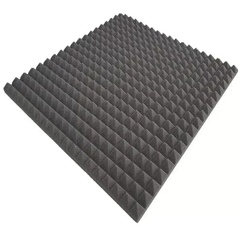 Oferta limitada: Paneles acústicos piramidales de 100 x 100 x 5 cm. Elimina Eco y Reverberación. de 14.90 EUR a 14.90 EUR (ahorro 0%)