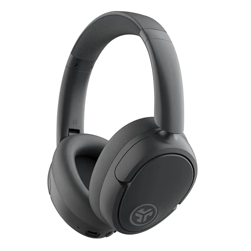 JLab JBuds LUX ANC Noise Cancelling Kopfhörer Over Ear Bluetooth kabellos mit Mikrofon und aktiver Geräuschunterdrückung, 70+ Std. Spielzeit, Faltbare Bluetooth Headphones, Immersive Audio, Graphit