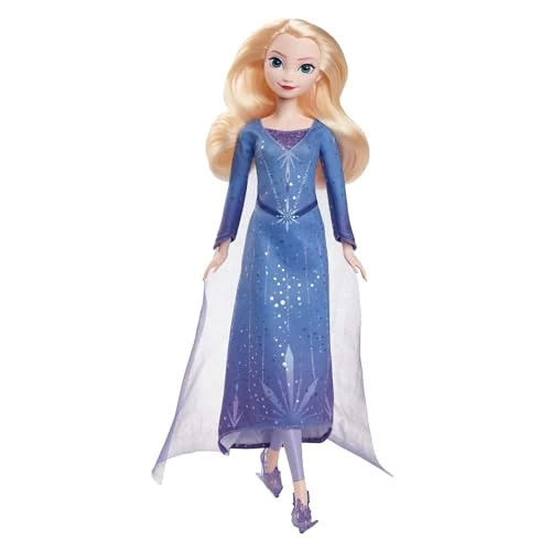 Offerta a tempo: Mattel Disney Frozen - Elsa, bambola alla moda con abito da pattinaggio sul ghiaccio, accessori, scarpe e pattini rimovibili inclusi, giocattolo per bambini, 3+ anni, JBG53 - 30% da 21.99 € a 15.32 €