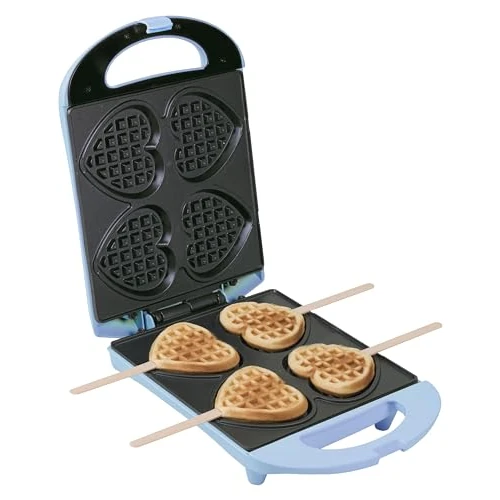 Limited offer: Bestron DSW271B Waffle Maker, Metal Plastic, Blue from 26.95 EUR to 21.59 EUR (save 20%)