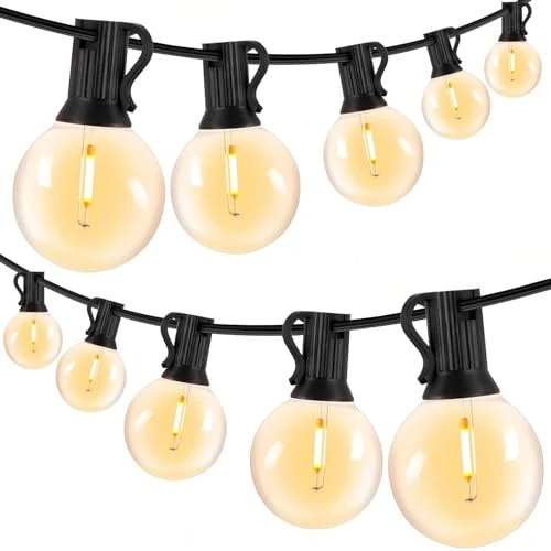 Oferta ograniczona: Łańcuch świetlny na zewnątrz-10 m Zewnętrzne łańcuchy świetlne 15+1 żarówki LED IP44 Wodoodporny łańcuch świetlny do ogrodu, na podwórko, ślub, taras z 48.85 EUR na 29.99 EUR (znizka 39%)