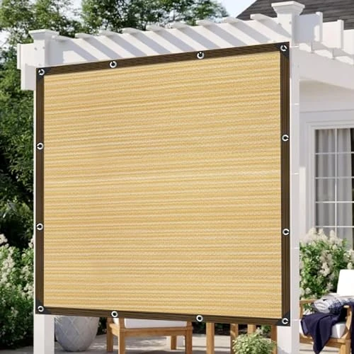 Offerta a tempo: Tenda parasole parasole parasole con occhielli, protezione solare per balcone, terrazza, giardino, serra, pollaio, piscina, privacy, antivento e permeabile all'acqua - 47% da 75.99 € a 39.99 €