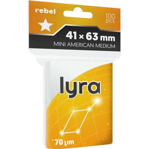 Oferta limitada: Asmodee, Fundas para tarjetas (41 x 63 mm) "Mini American Medium" Lyra, 100 unidades de 5.75 € a 5.75 € (ahorro 0.00%)