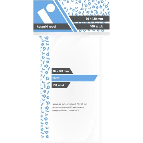 Asmodee, Buste per Carte (70 x 120 mm) Tarocchi, 100 Pezzi