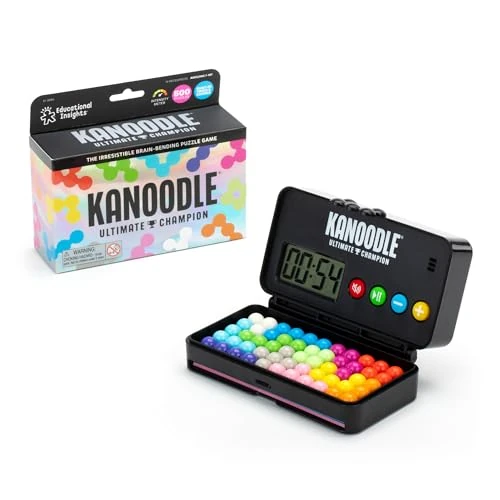 Offre limitée : Learning Resources Kanoodle Ultimate Champion Jeu de logique et Casse-tête éducatif, 500 défis, avec minuterie silencieuse, pour Enfants et Adultes dès 7 Ans de 26.34 € à 26.34 € (0.00% de remise)