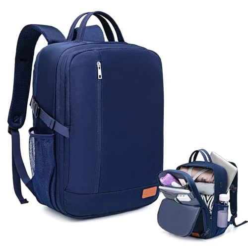 Offre limitee: VMIKIV Sac à Dos 40x30x20 pour Ryanair Bagage Cabine pour Wizz Air Sac de Voyage Femme pour Vueling Ordinateur Portable Bagage à Main 45x36x20 pour Easyjet Homme,Travail,Loisir,45x36x20,Bleu Foncé de 22.79 EUR a 22.79 EUR (economie 0%)