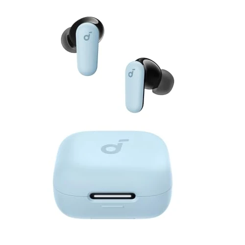 Begrenztes Angebot: soundcore P30i by Anker Noise Cancelling Earbuds, smarte Geräuschunterdrückung, kraftvolle Bässe, 45h Spielzeit, 2-in-1 Case und Handyständer, IP54, kabellose Kopfhörer, Bluetooth 5.4, App Steuerung von 60.34 EUR auf 35.00 EUR (Rabatt 42%)