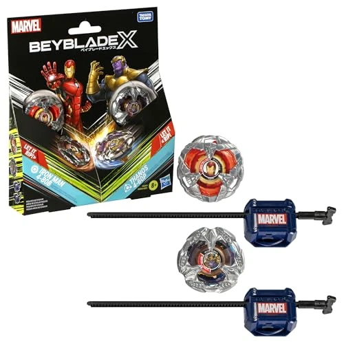 Oferta limitowana: Wielopak Beyblade X Marvel Collab Iron Man 4-80B kontra Thanos 4-60B z 68.15 zł na 68.15 zł (oszczędź 0.00%)