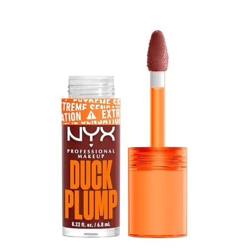 Offerta a tempo: NYX Professional Makeup Gloss Rimpolpante, Altamente Pigmentato, Volume Immediato e Duraturo, Arricchito con Zenzero Piccante, Duck Plump, Tonalità: Wine Not?, 6,8 ml - 28% da 11.95 € a 8.60 €