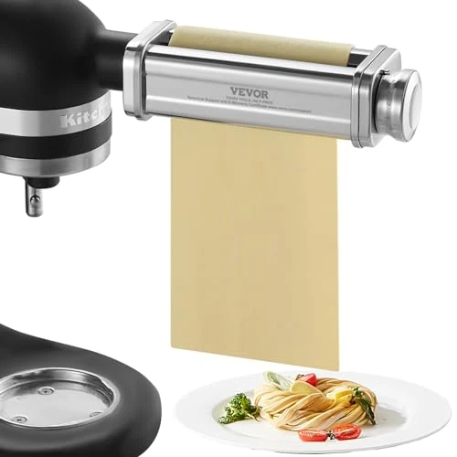 Zeitlich begrenztes Angebot: VEVOR Manuelle Nudelmaschine Edelstahl, Edelstahl Frische Manuell Pasta Walze Maschine Einstellbare Italienische Flachteigmaschine Pastamaker Nudelmaschine für Spaghetti, Lasagne, Tagliatelle von 29.90 € auf 23.43 € (22% Rabat