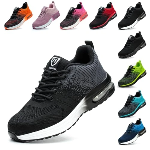 Offre limitée : Baofular Chaussures de Sécurité Hommes Femmes Légère Basket Securite Confortable Antidérapante Chaussures de Travail Respirantes Gris 47 EU 285 de 42.48 € à 48.95 € (-15.23% de remise)