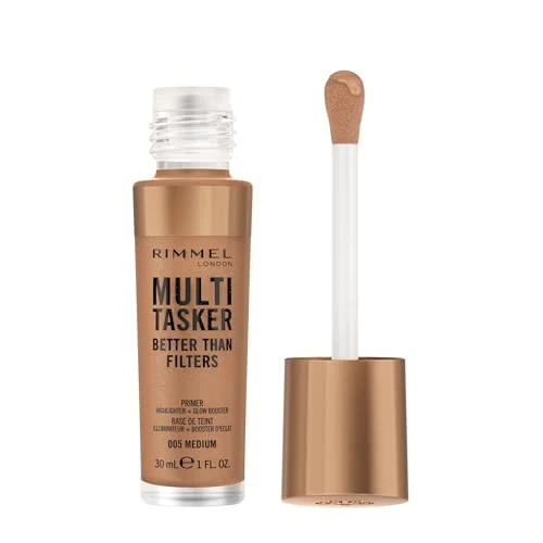 Offre limitée : Rimmel Multi-Tasker Better Than Filters, 005 Medium, Base de Teint, Booster d’Éclat et Highlighter, formule vegan, léger, pigments réflecteurs de lumière, grand applicateur doux, 30 ml de 14.50 € à 14.50 € (0.00% de remise)