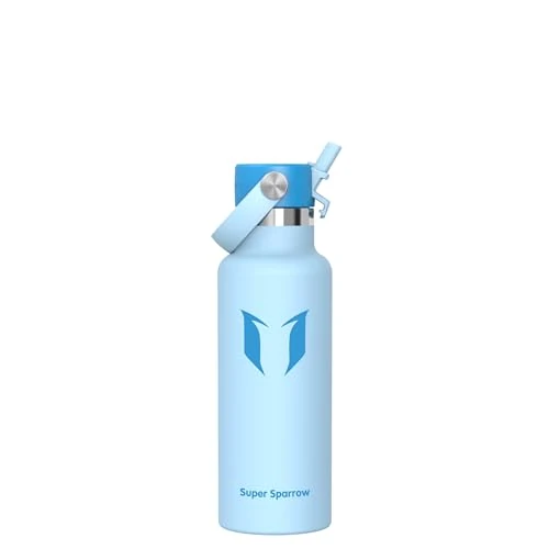 Offerta a tempo: Super Sparrow Borraccia Termica, Acciaio Inox Bottiglia Termica - 500ml - Senza BPA Borracce, Borraccia Bambini per Scuola, Sport, Campeggio, Yoga, Palestra, Ciclismo - 0.00% da 15.59 € a 15.59 €
